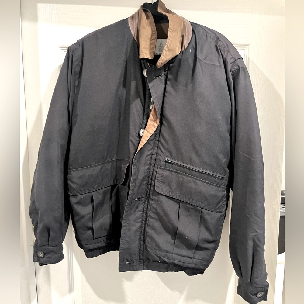 Men’s, London Fog bomer jacket, Medium